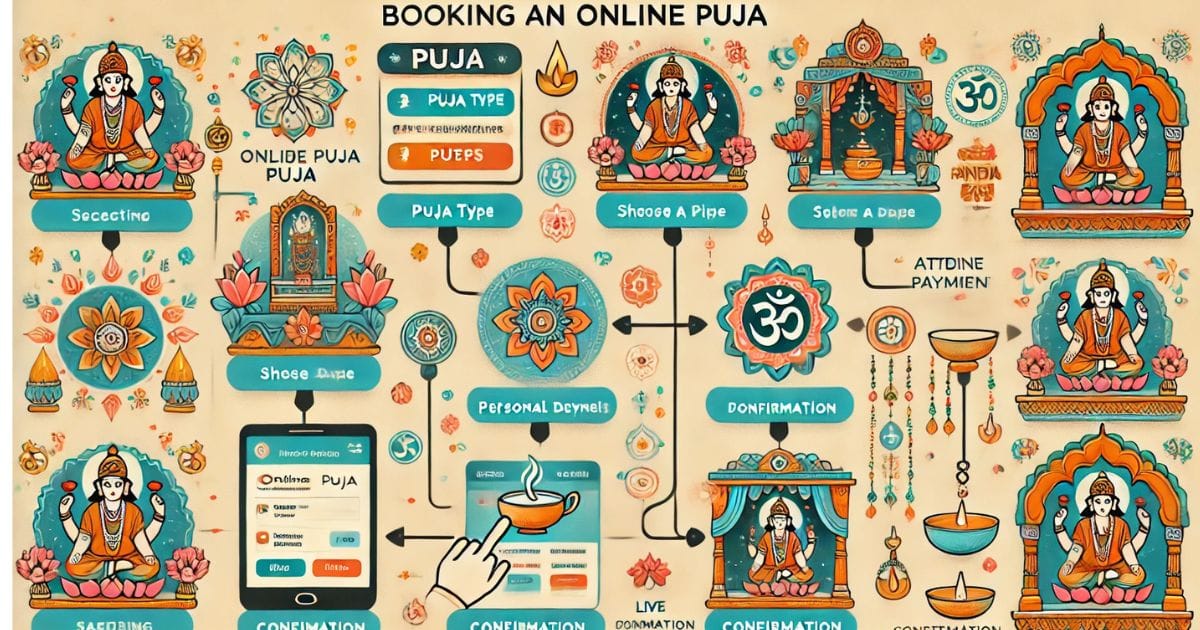 How to Book an Online Puja | Step-by-Step Process for Devotees in India