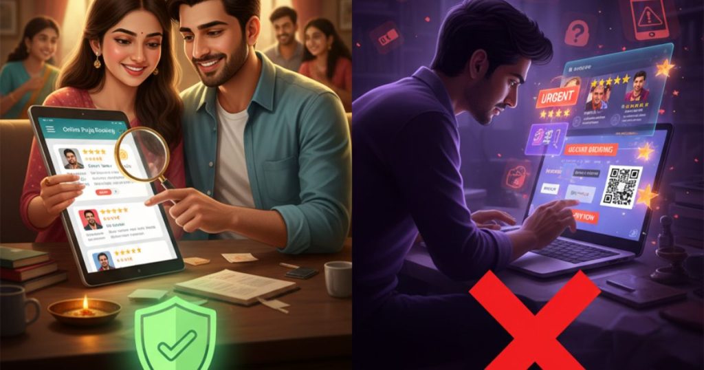 How to Avoid Scams When Booking Pandits Online