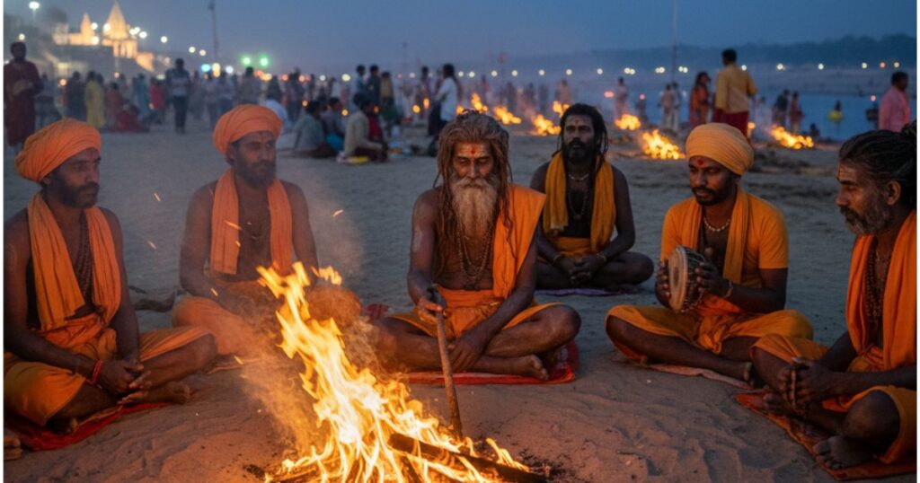 Havan at Magh Mela